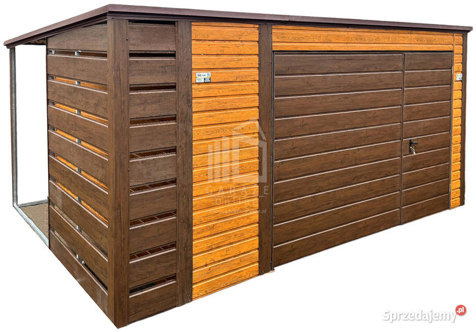 Schowek domek ogrodowy Garaż 4x3m wiata 05m Malbork