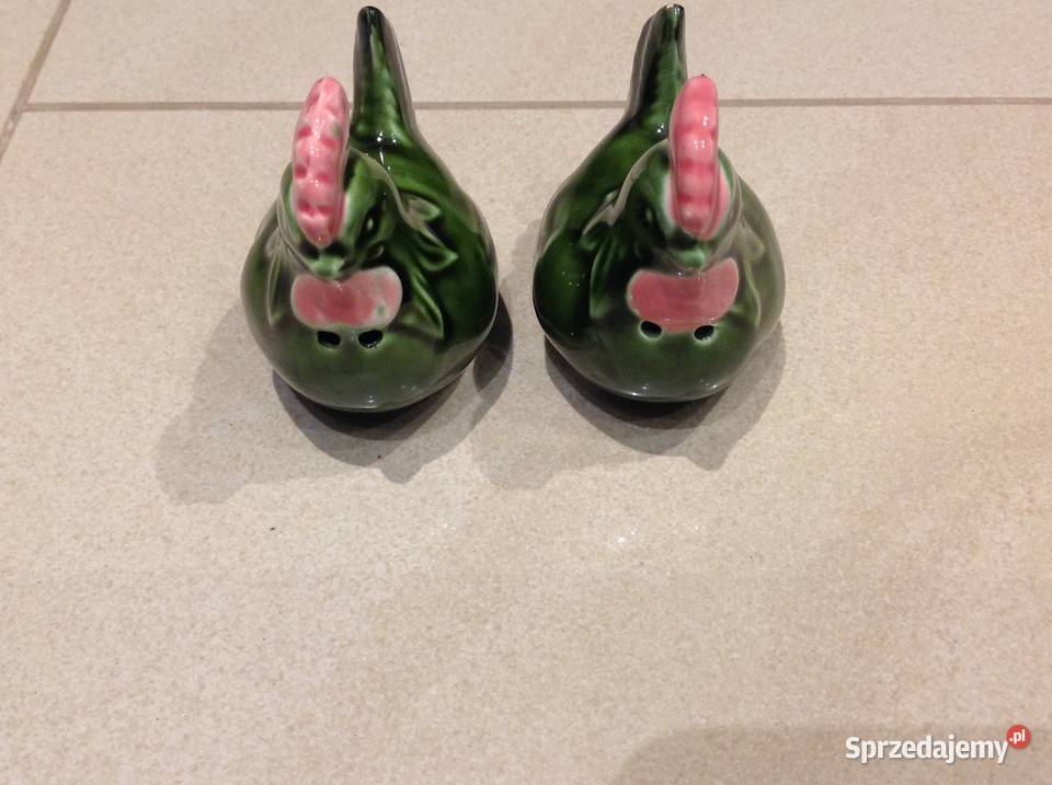 Solniczka Pieprzniczka Ceramiczna Kurka Vintage Nowa Sól