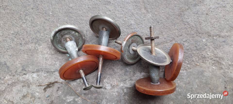 gałki mebli prl 4 sztuki Rydułtowy