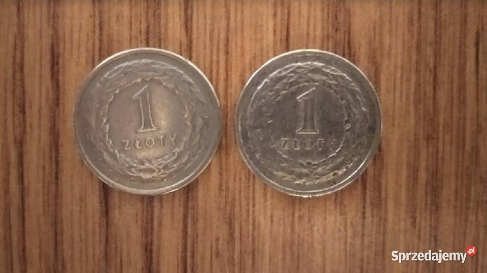 Monety 1 z roku 1992 i 1994 Numizmatyka Warszawa