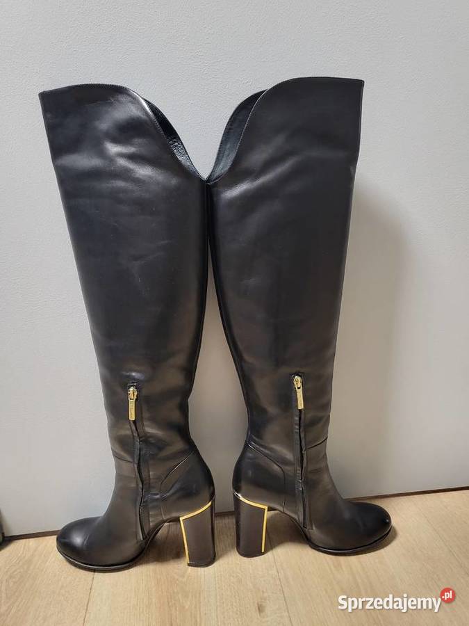 Buty muszkieterki kolano skóra Gino Rossi stan mazowieckie