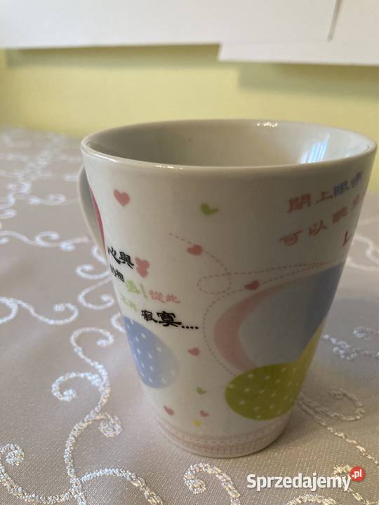 Kubek do Użytku Wygodny Szczęścia LOVE śląskie Czerwionka-Leszczyny