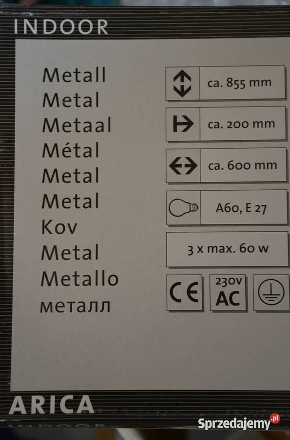 nowoczesna lampa wisząca żyrandol loft metal Zamość