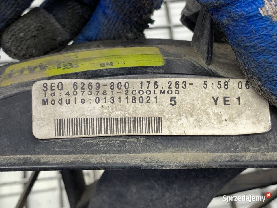 WENTYLATOR CHŁODNICY OPEL ASTRA H 14 90 0510