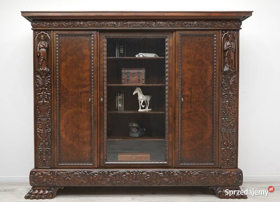 Antyczna biblioteka z lat 40tych renowacji Jerka sprzedam