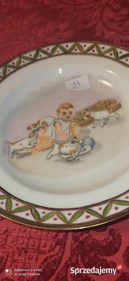 Talerz do zupy bez sygnatury Różne kompozycje Porcelana i szkło Gdańsk