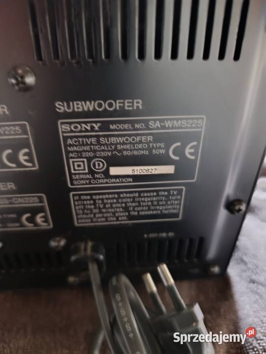 Zestaw Sony nagrywarka soundbar subofer Pozostałe Kobylnica