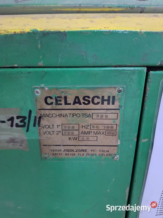 Celaschi TSA 320 formatyzerka czopiarka Włoszczowa