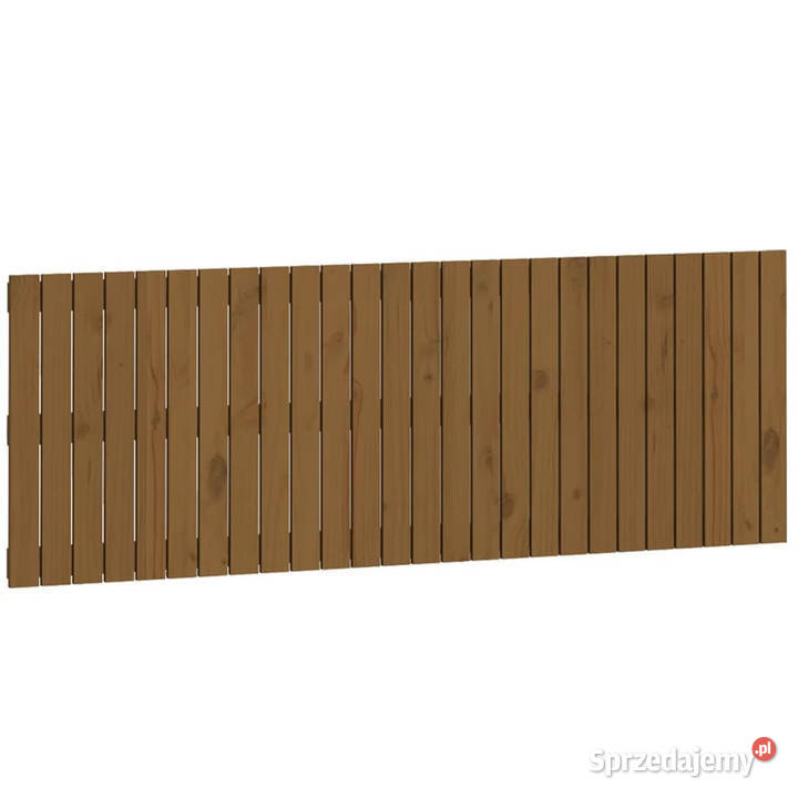 Wezgłowie łóżka miodowy brąz 166x3x60 lite Warszawa