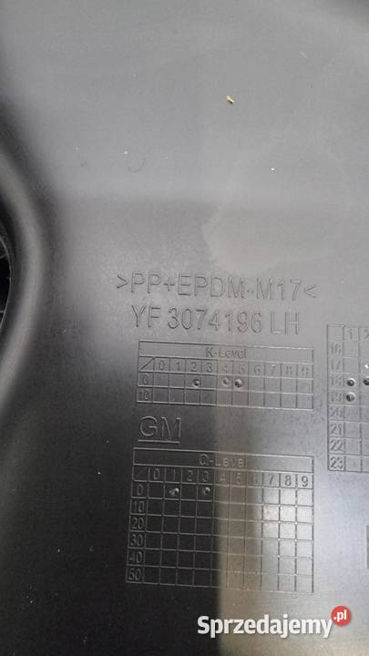 Opel Insignia B boczek drzwi tapicerka lewy tył osobowe Tapicerki samochodowe kujawsko-pomorskie
