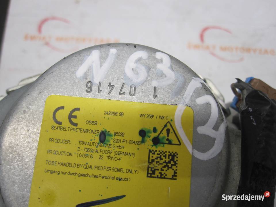 OPEL VIVARO B 16r pas bezpieczeństwa lewy Kielce sprzedam