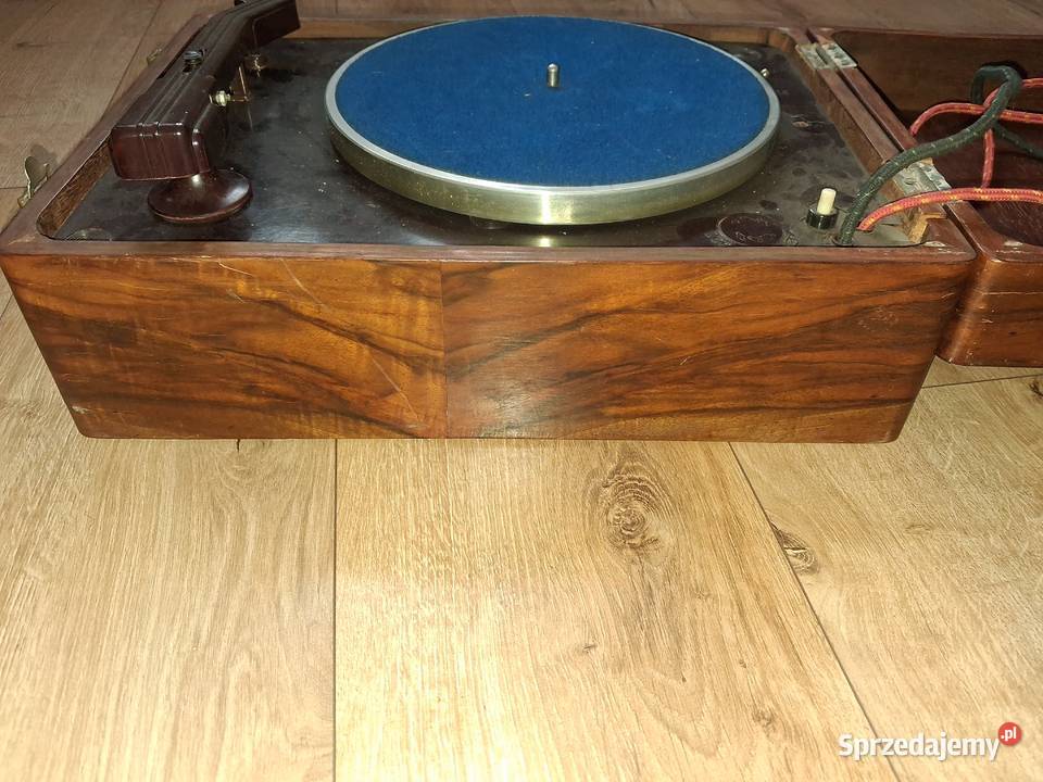 ADAPTER GRAMOFON PATEFON WALIZKOWY SKRZYNIOWY Pozostałe Świerzawa