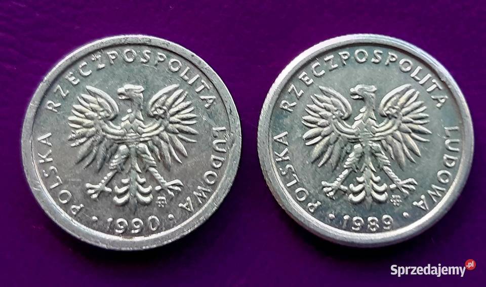 2 Monety PRL 1 ZŁOTY 19891990 Piękne 2 Okazja Pruszków