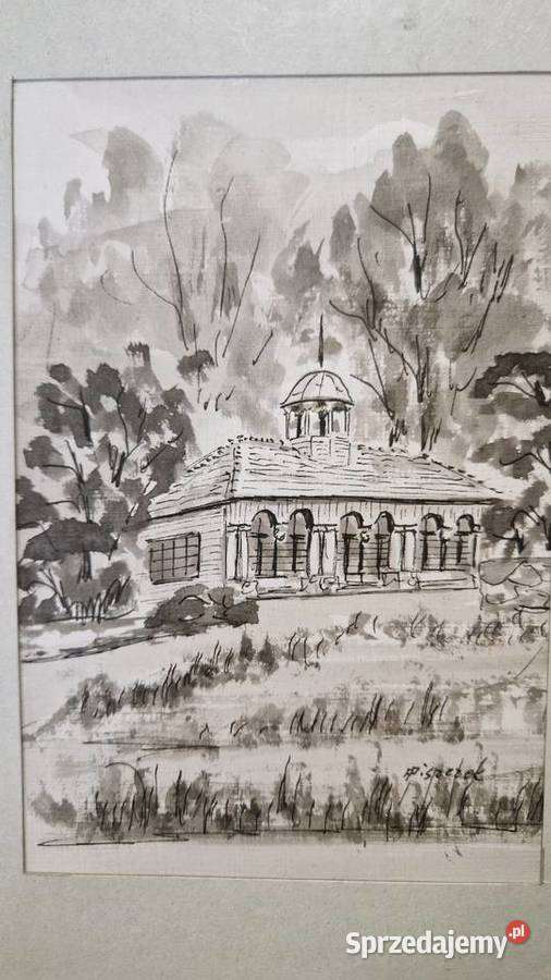Komplet dwóch OBRAZÓWRYSUNKÓW Andrzeja Piszczka sprzedam