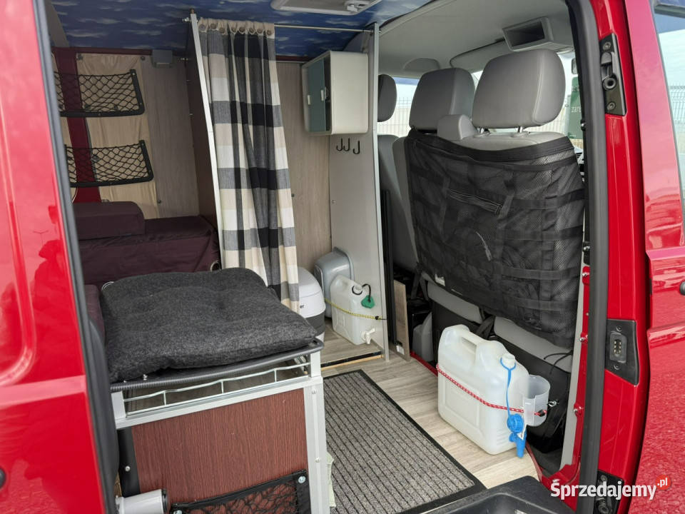 Volkswagen Transporter VW T5 20 TDI Kamper klima Rok produkcji 2010 dolnośląskie Wrocław