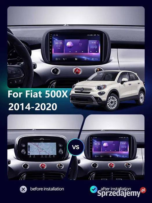 Radio Android 12 Fiat 500x model 1419r gps wifi Ożarowice