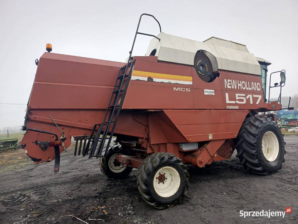 Kombajn Holland Laverda 517 Heder z wózkiem 45 m wielkopolskie Łobżenica