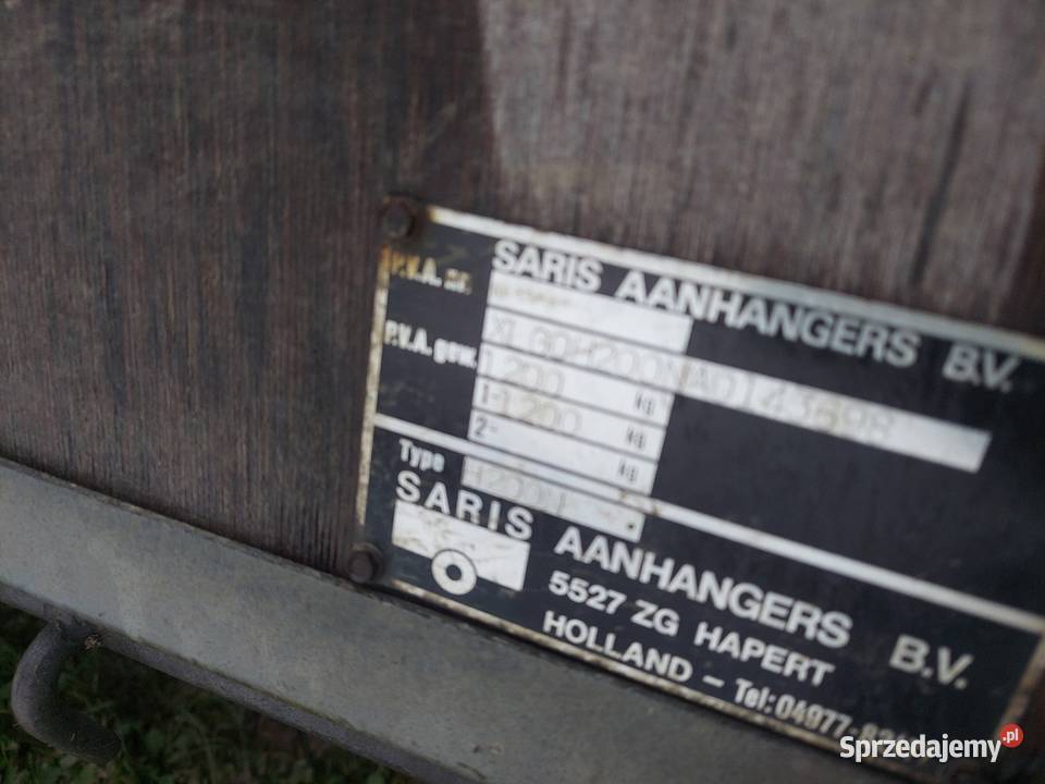 Przyczepka saris przyczepa dmc 1200 kat B Blizne