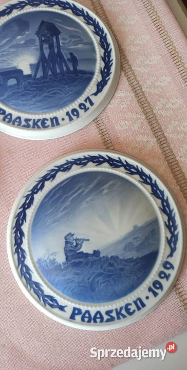 OraczTalerz wielkanocny Bing Grndahl 1923 pomorskie