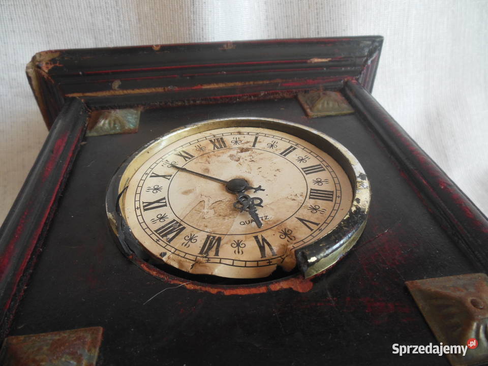 Zegar drewniany PRL Kielce sprzedam