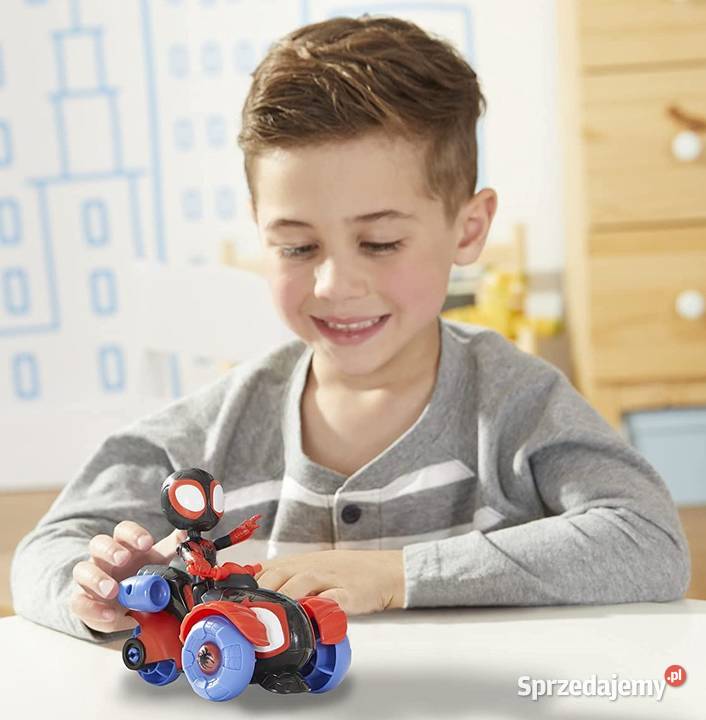 Figurka Miles Morales Spider Pojazd Techno Racer Hasbro Mogilany