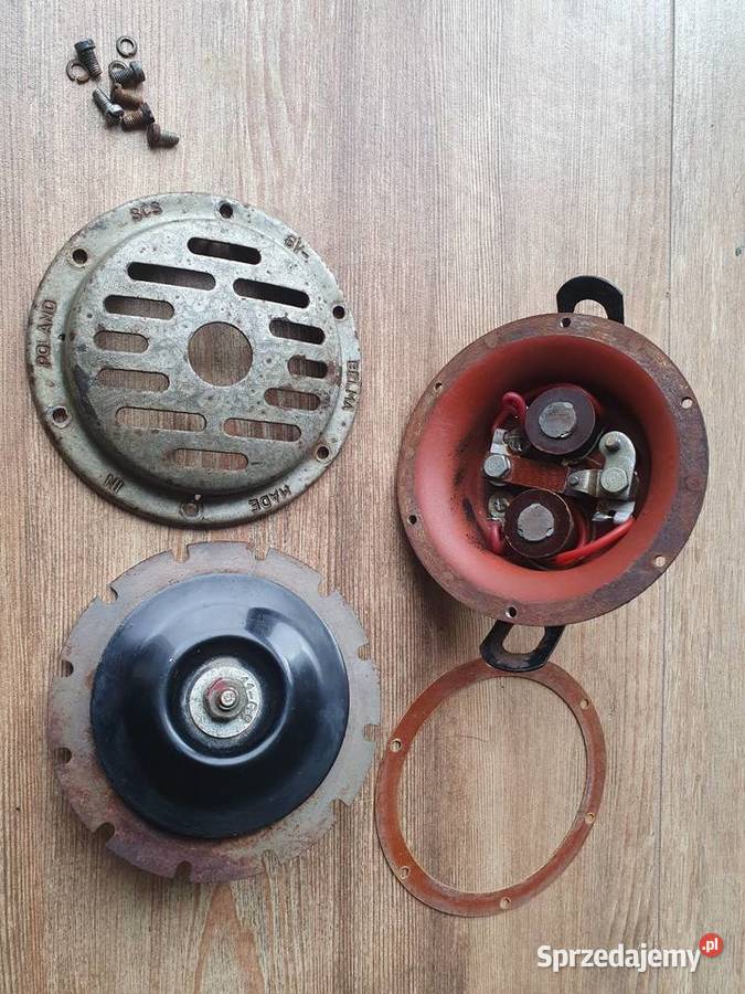 Klakson sygnal Wsk mo6 b1 64 dwuramowka 1969 Zamość