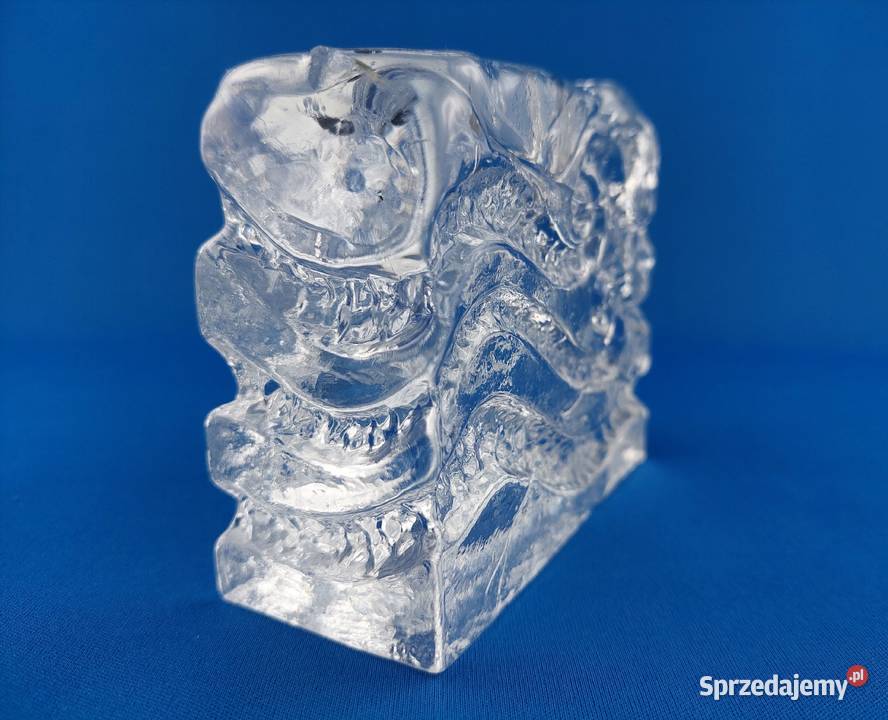 INGRID Glasshtte Blockkristal wazon Ice Block wielkopolskie Poznań