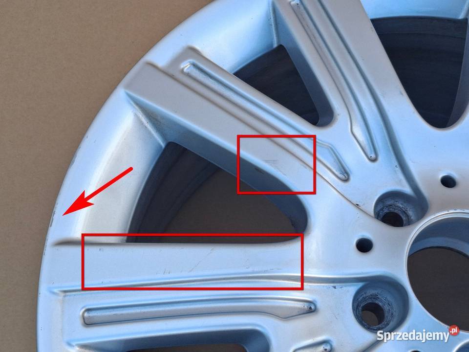 MERCEDES W166 ML GL GLE GLS FELGA ALUFELGA 19 Średnica 19" Samochodowe lubuskie Bieleń