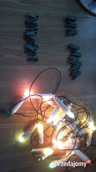 Lampki choinkowe z lat PRL Warszawa