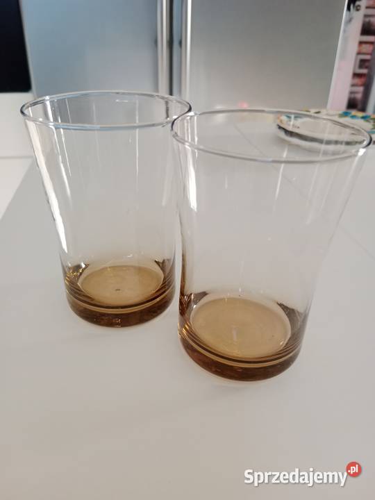 Szklanki literatki Vintage Lubin