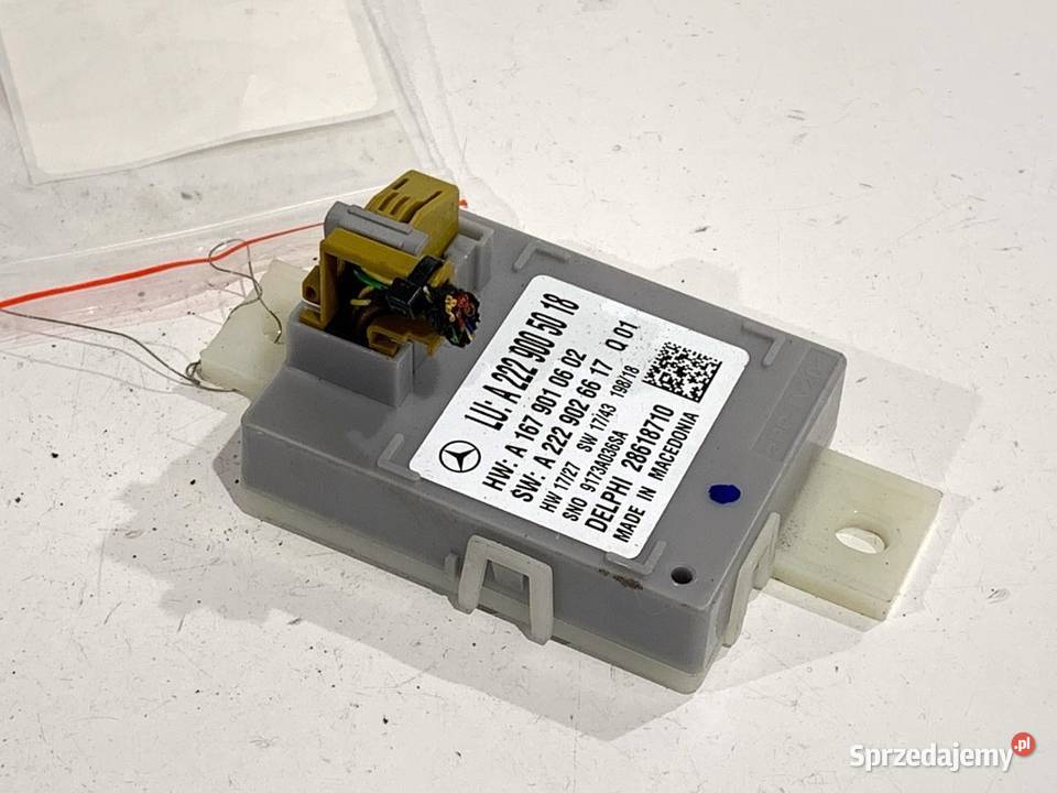 MODUŁ ŚWIATEŁ LCM MERCEDES CLS A1679010602 Czujniki i sterowniki świateł