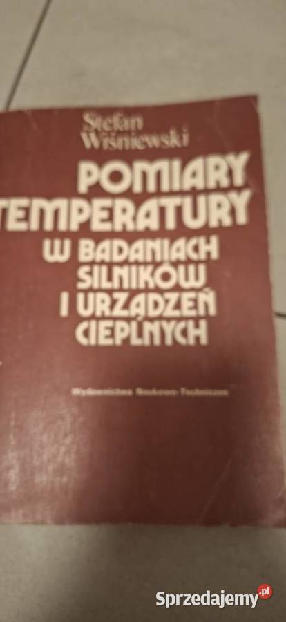 Pomiary temperatury w silnikach 1 wydanie niski Łęczyca