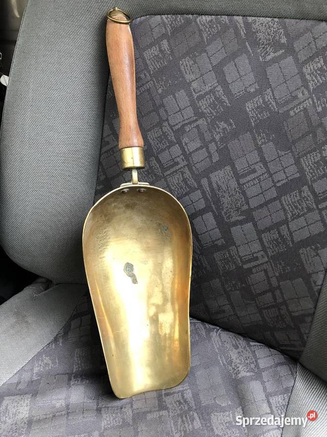 Duża ŁYŻKA NASYPKA SZUFLA SZUFELKA MOSIĄDZ