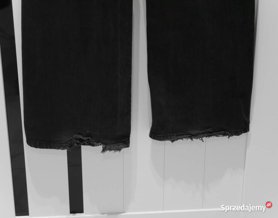 Bershka świetne spodnie szerokie nogawki 32 XXS dolnośląskie