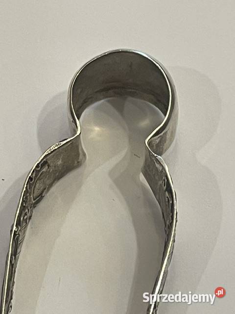 Kolekcjonerskie szczypce do cukru srebro 800 Pozostałe Kraków