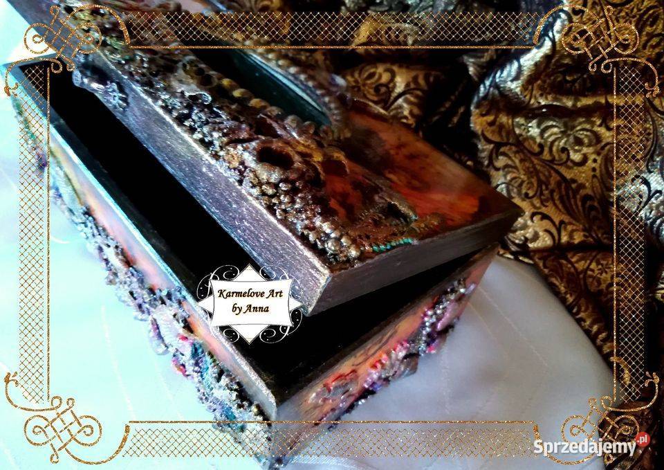 Chustecznik decoupage rękodzieło prezent mazowieckie Warszawa