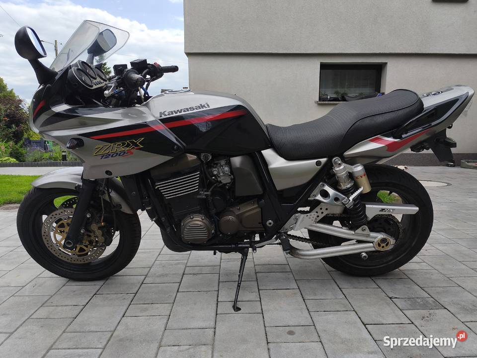 Kawasaki ZRX 1200S ZRX 1200S ZRX1200S Zamiana srebrny Motoryzacja