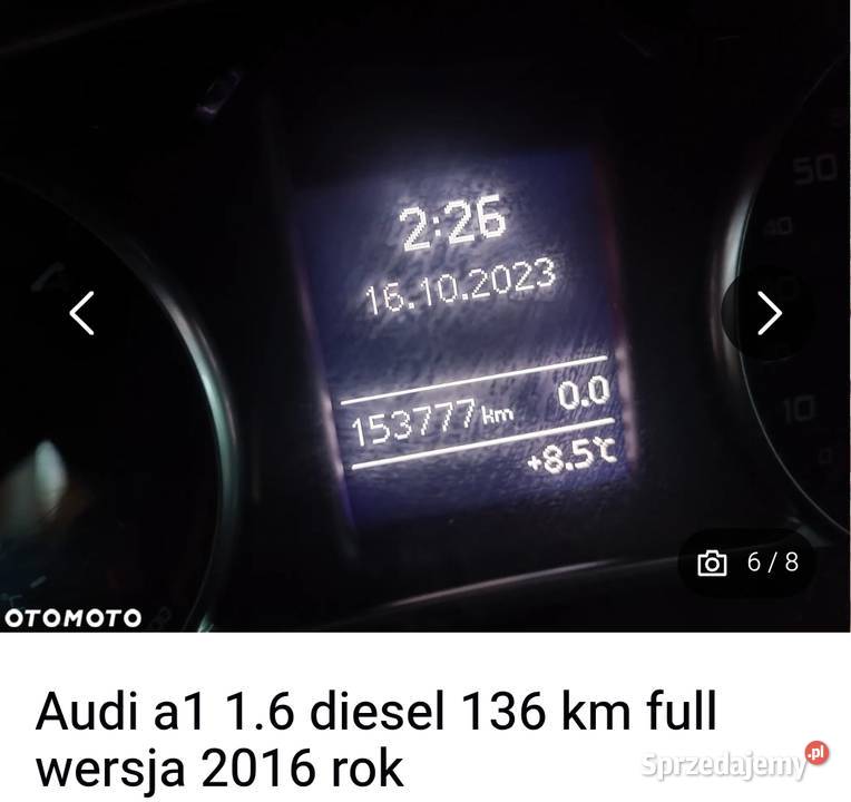 Audi a1 ful wersja 2016 16dies136 koni Tenczynek sprzedam