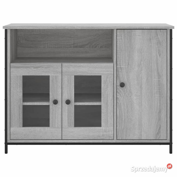 Szafka szary dąb sonoma 100x35x75 materiał Pozostałe Warszawa
