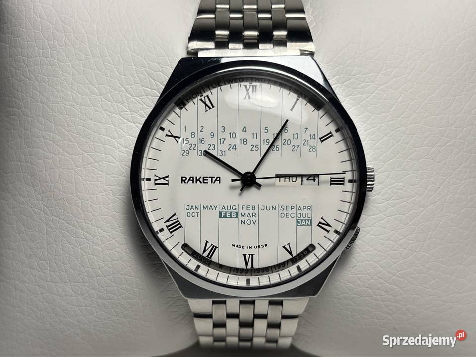 Zegarek Rakieta multikalendarz bransoleta Made Gdańsk sprzedam