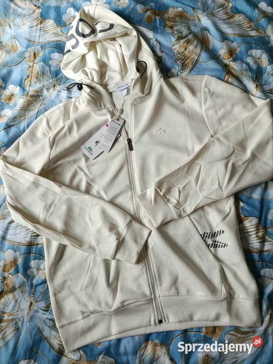 Komplet dresowy Lacoste nowy model rozmiar XL czarny podlaskie Białystok