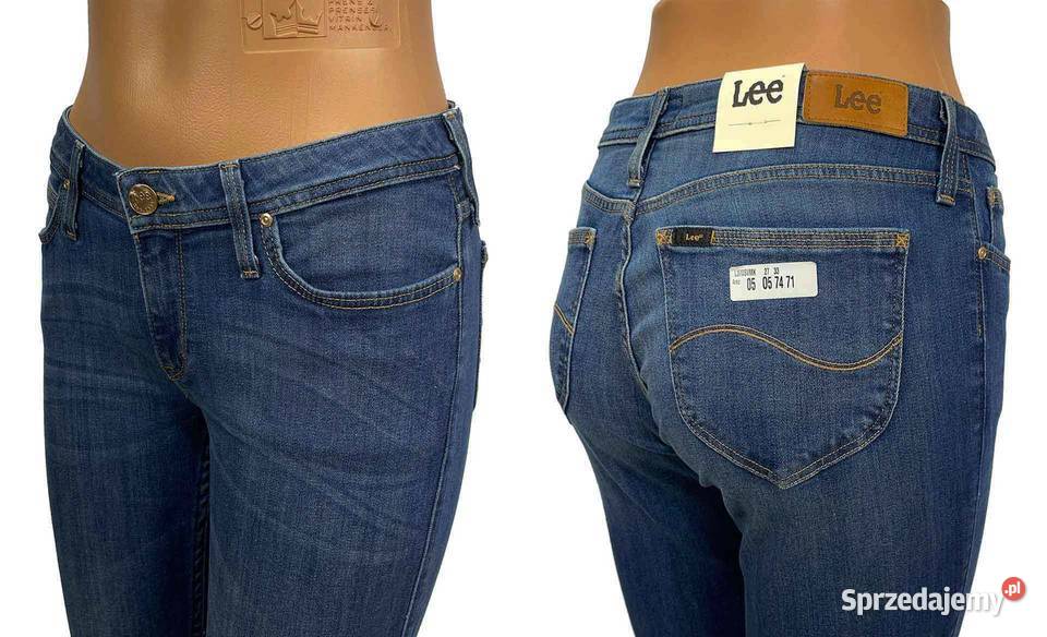 Spodnie damskie Lee Emlyn High Straight W27 L33 Pisz