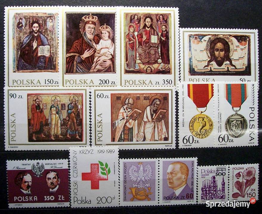 Znaczki polskie 1989 IV kwartał Leźnica Wielka
