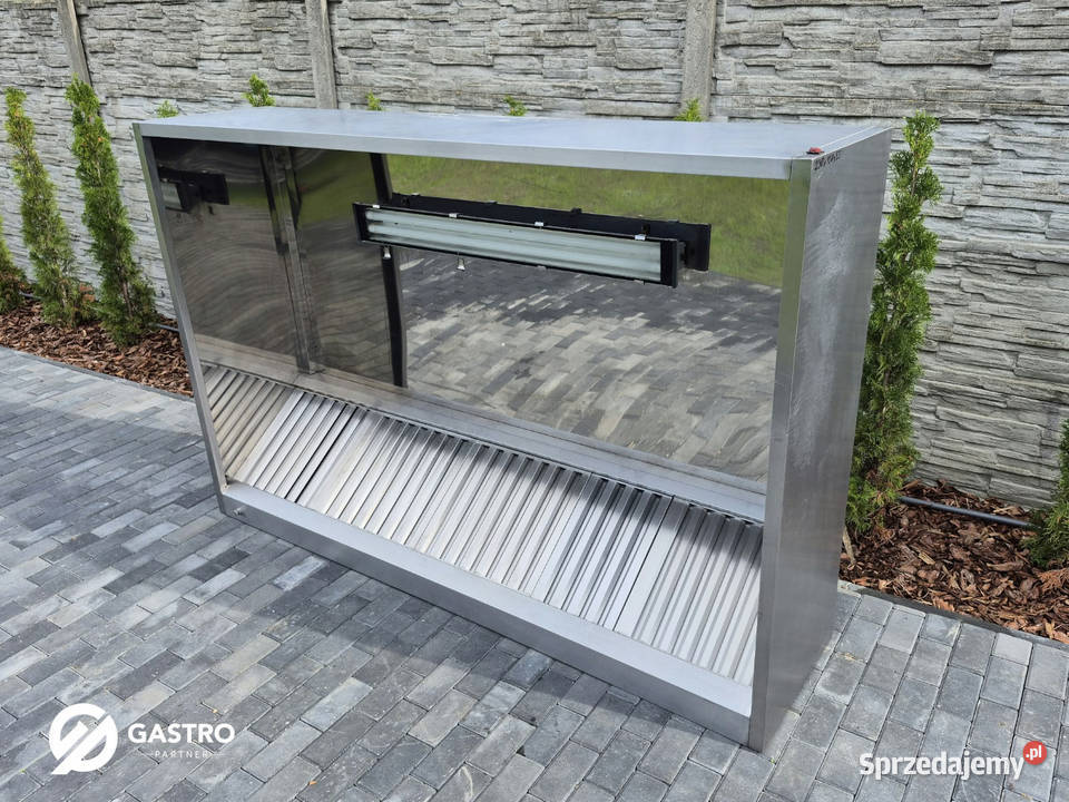 Okap skrzyniowy z oświetleniem 230x150x55 Gastronomia Ostrów Wielkopolski sprzedam