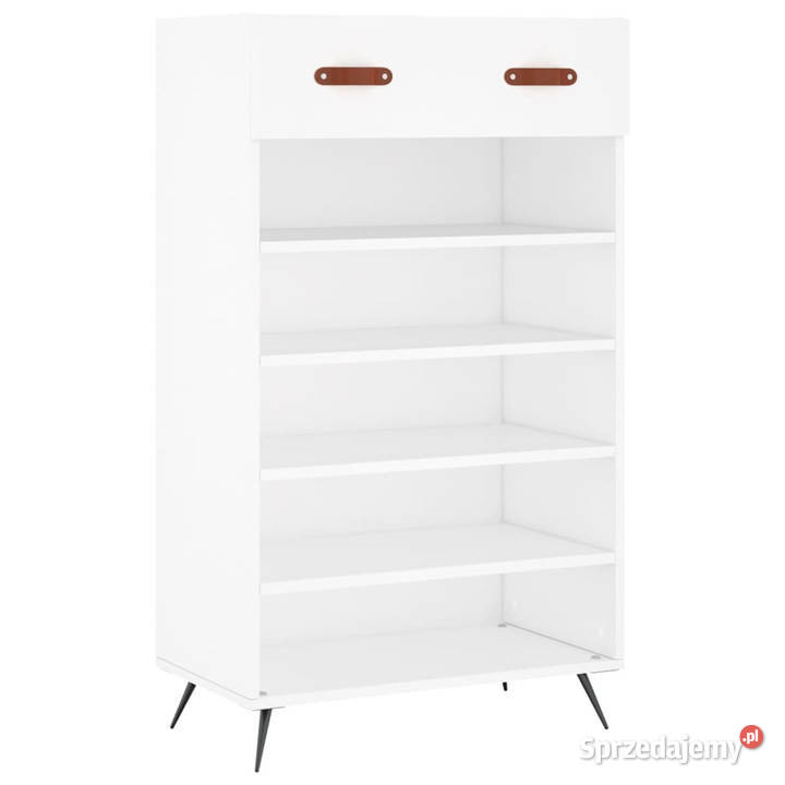 Szafka na buty biała 60x35x105 materiał Na buty