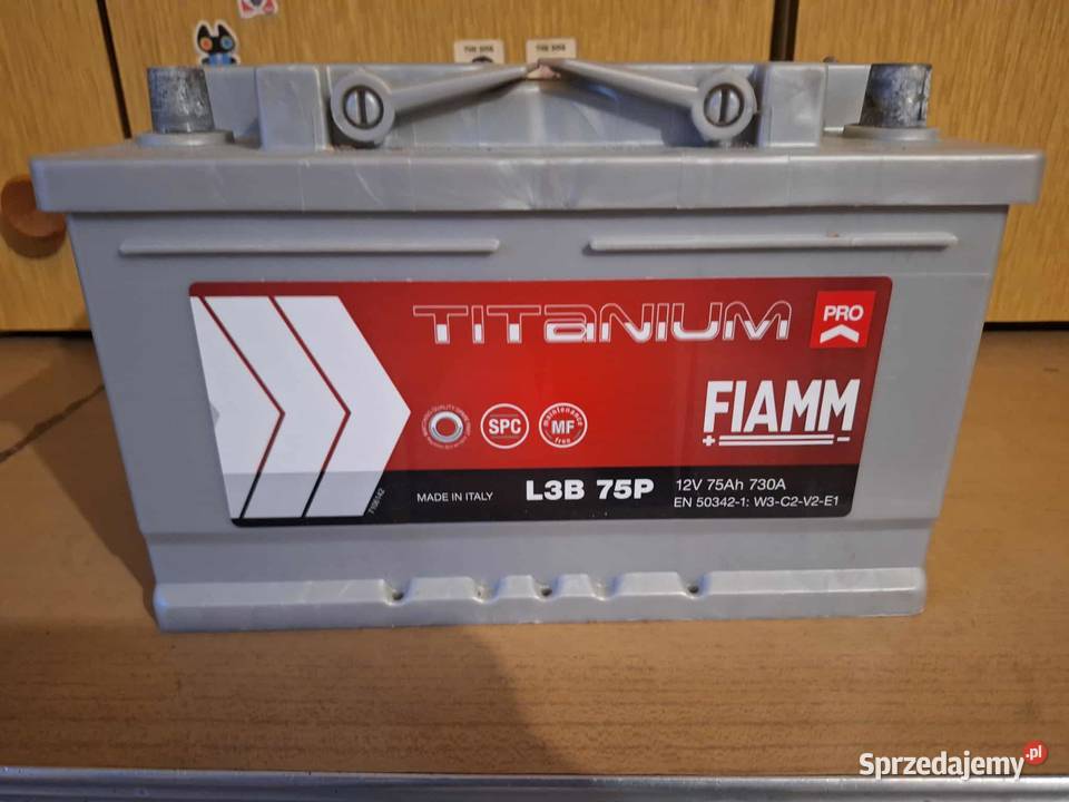 Akumulator FIAMM Titanium Pro L3B 75P 75 Ah 730 Łukowa sprzedam