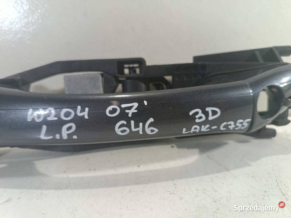 KLAMKA DRZWI LEWY PRZÓD C755 MERCEDES W204 3D