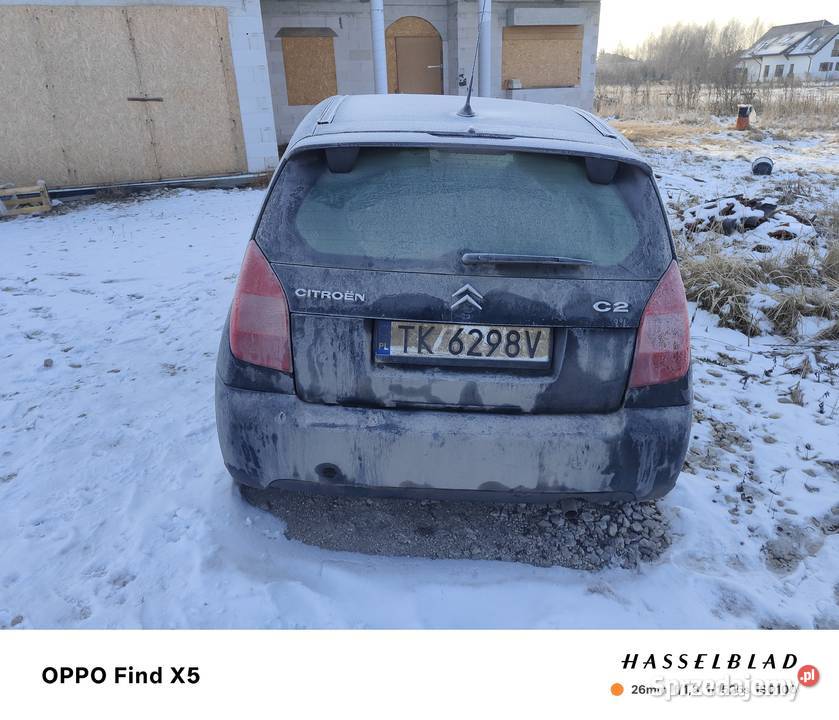 Citroen C2 14 VTR 2004 uszkodzony Kielce