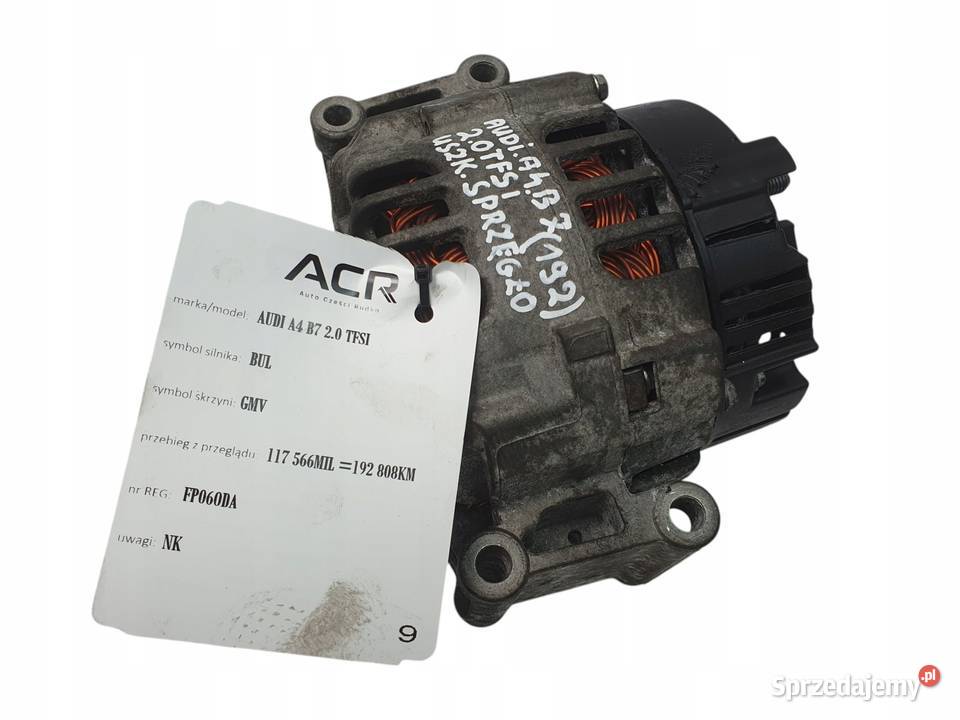 ALTERNATOR Seat Exeo Audi A4 B7 20 TFSI Układ elektryczny silnika Chełm