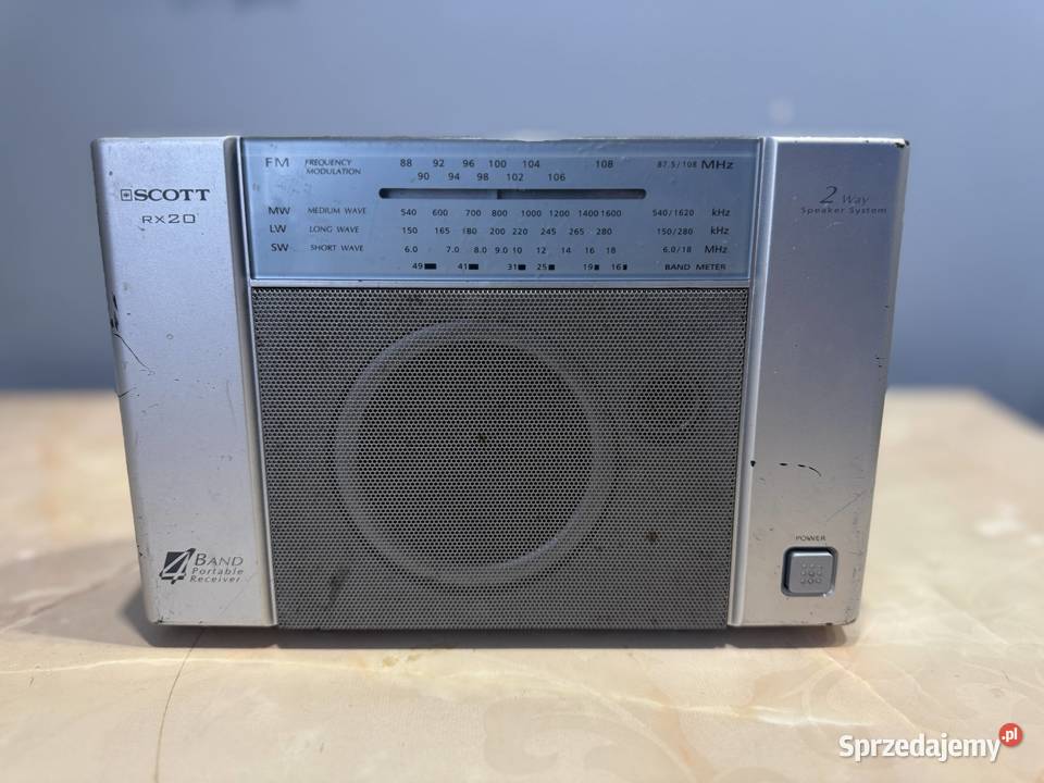 SCOTT RX20 4Band Portable Receiver Łapy